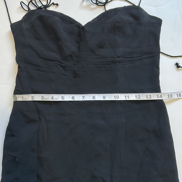 Reformation Juliette Dress Black Size 12 - Picture 14 of 14